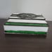 Vintage Art Deco Stained Glass Infinity Celtic Knot Decorative Trinket Box