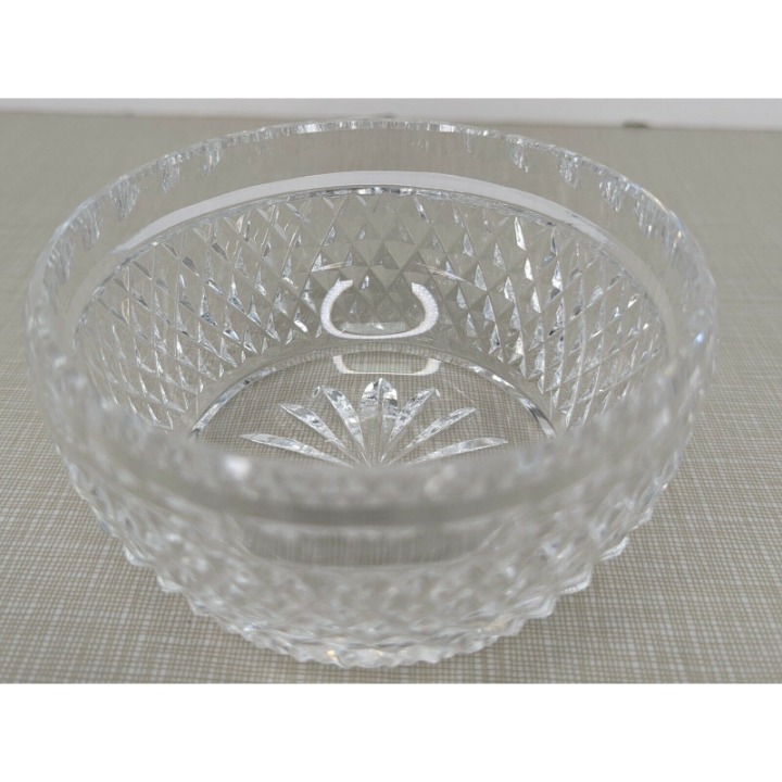 Waterford Signed Crystal Bowl Sugar Nuts 4x2”