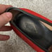 ADIEU LOAFERS SIZE 43. Red and black leather suede