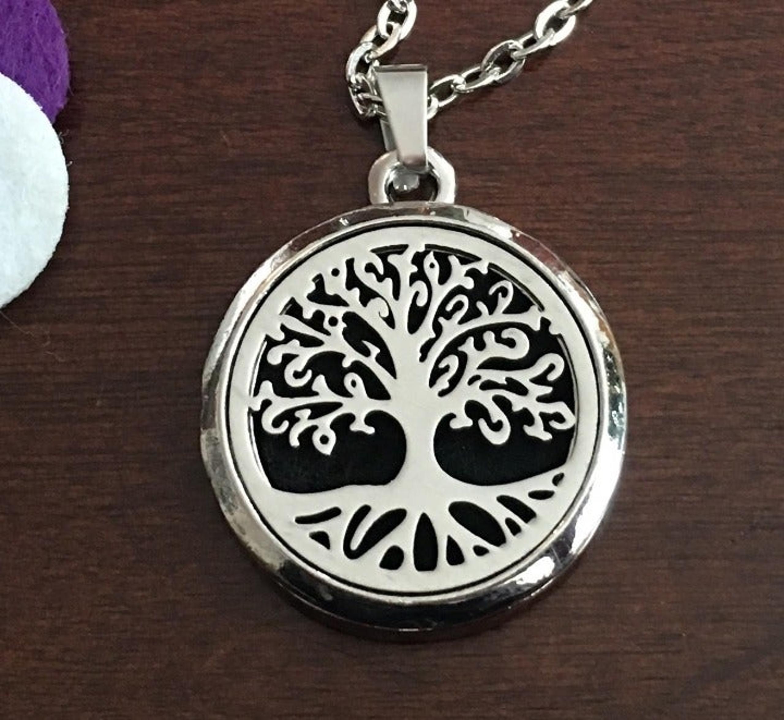 Tree of Life EO Diffuser Necklace + Oil