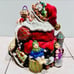 MINT Vintage Fitz & Floyd 12” Christmas Court Porcelain Santa Claus Cookie Jar