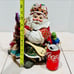 MINT Vintage Fitz & Floyd 12” Christmas Court Porcelain Santa Claus Cookie Jar