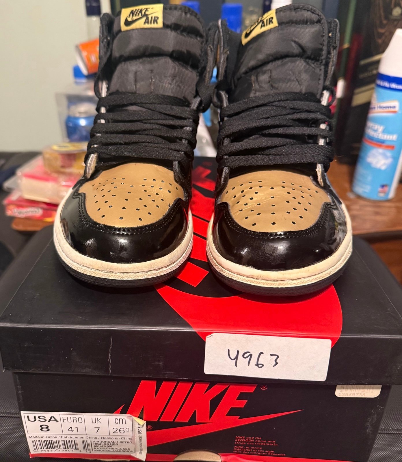 Jordan Retro 1 Gold Toe