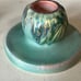 Vintage ROSEVILLE POTTERY #1109 Moss Candle Holder Set of 2~c. 1936
