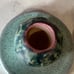 Vintage ROSEVILLE POTTERY #1109 Moss Candle Holder Set of 2~c. 1936