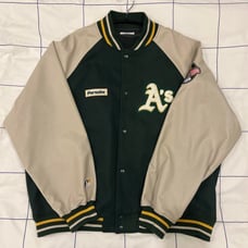 Outer Perush A's Stadium Jacket L size