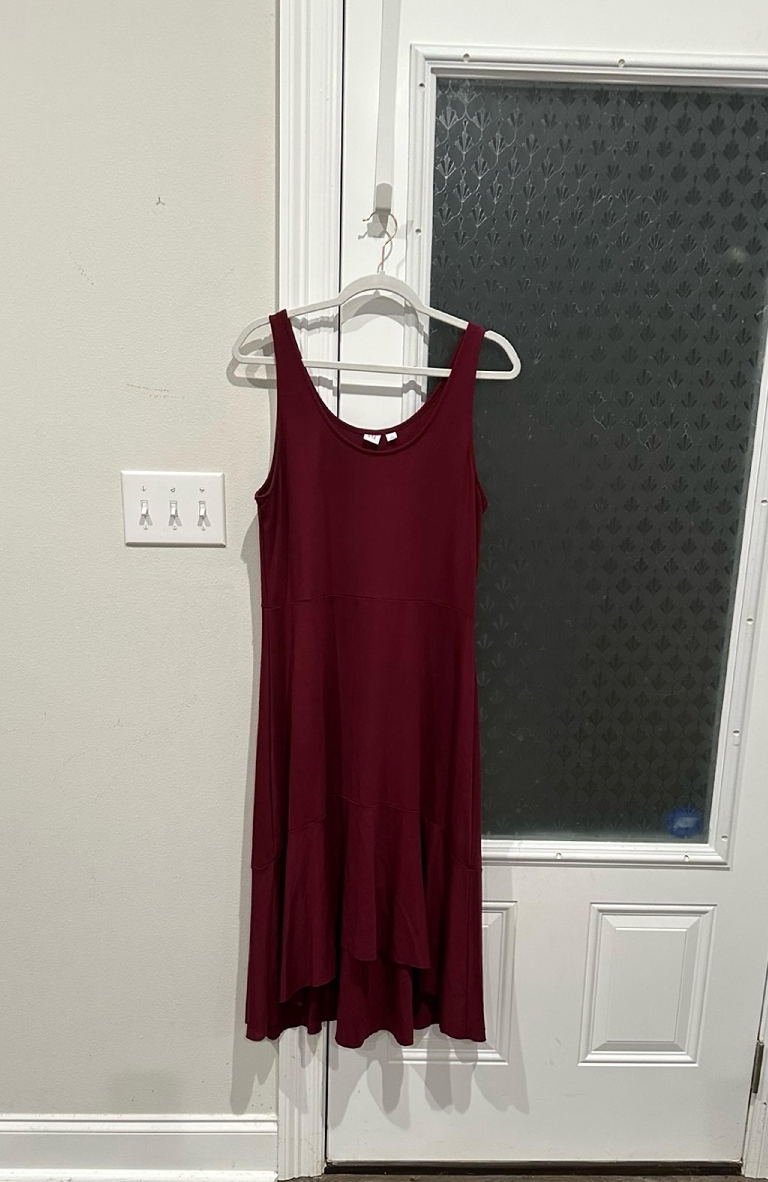 Gap Dark Purple Formal High Low Elegant♥️ Dresses Dress Sz L NWOT!