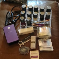 Jamberry 9 Lacquer Bottles Heat Dryer Cuticle Oil x2 & misc