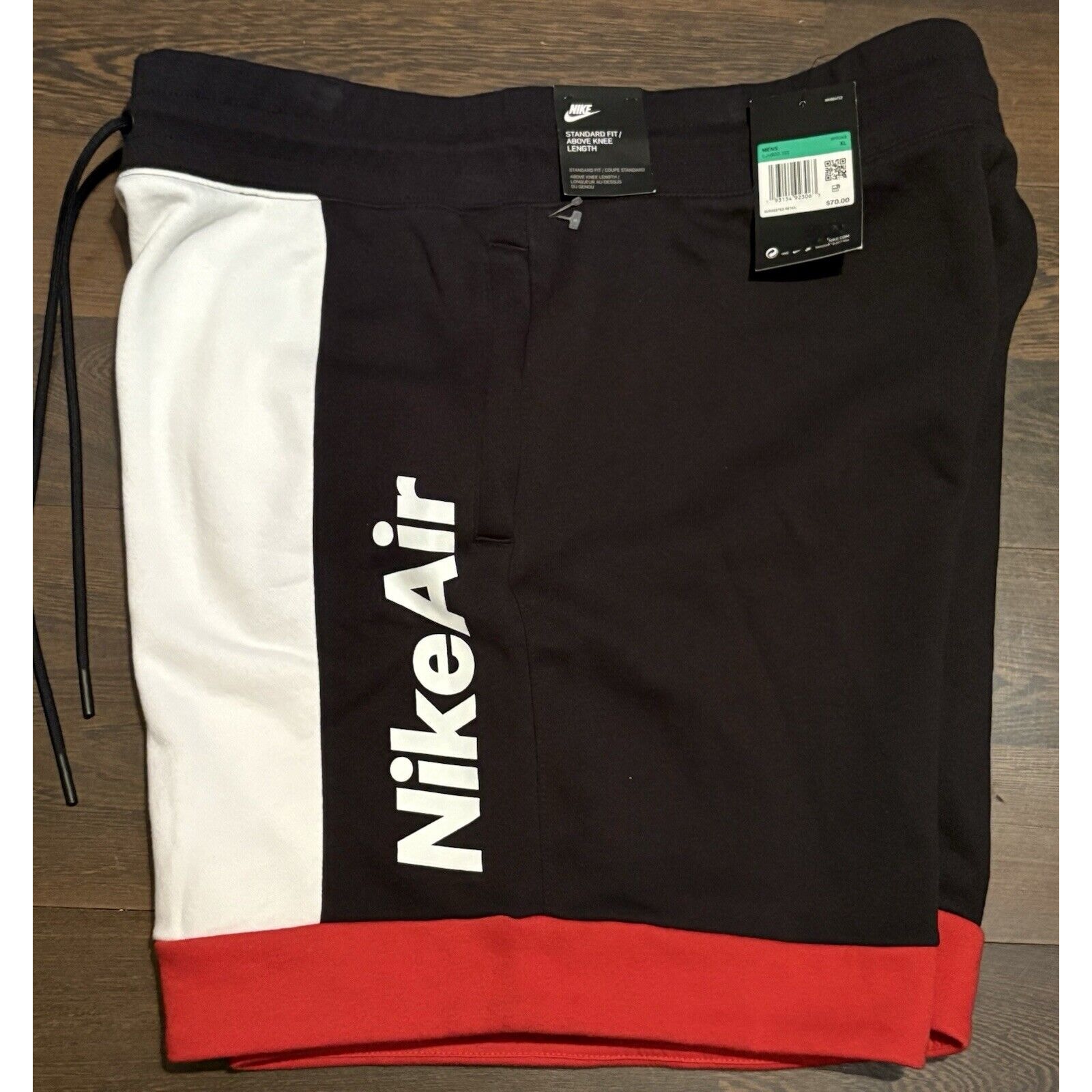Nike Air NSW Sportswear Fleece Shorts Red,white,BLK, GreenCJ4832-101 Men’s Sz XL