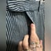 Diesel Industry 100% Cotton Navy Pin Stripe Chi Tight Slim Fit Jeans 31X30