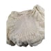 PEACOCK FEATHER PATTERNED VINTAGE CROCHETED CREAM TABLECLOTH! 68 DIAMETER!