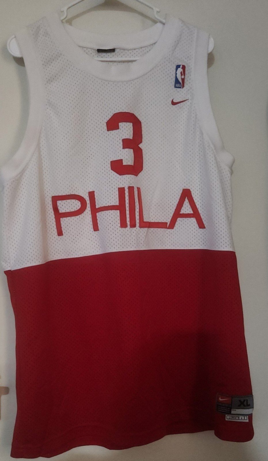 Allen Iverson #3 Philadelphia 76ers Nike Jersey XL