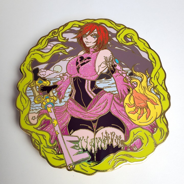 Devious Drawings Kairi Kingdom Hearts Enamel Pin - VERY RARE