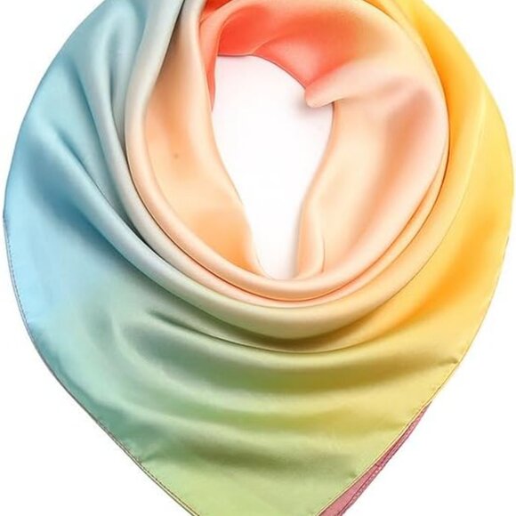 Silk Feeling Scarf 27.5 Inch