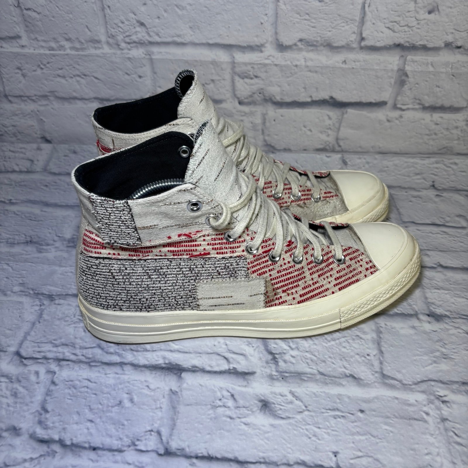 Converse Chuck 70 Hi Twill/Light Gray/Egret (170059C) Mens 10.5 Womens 12.5