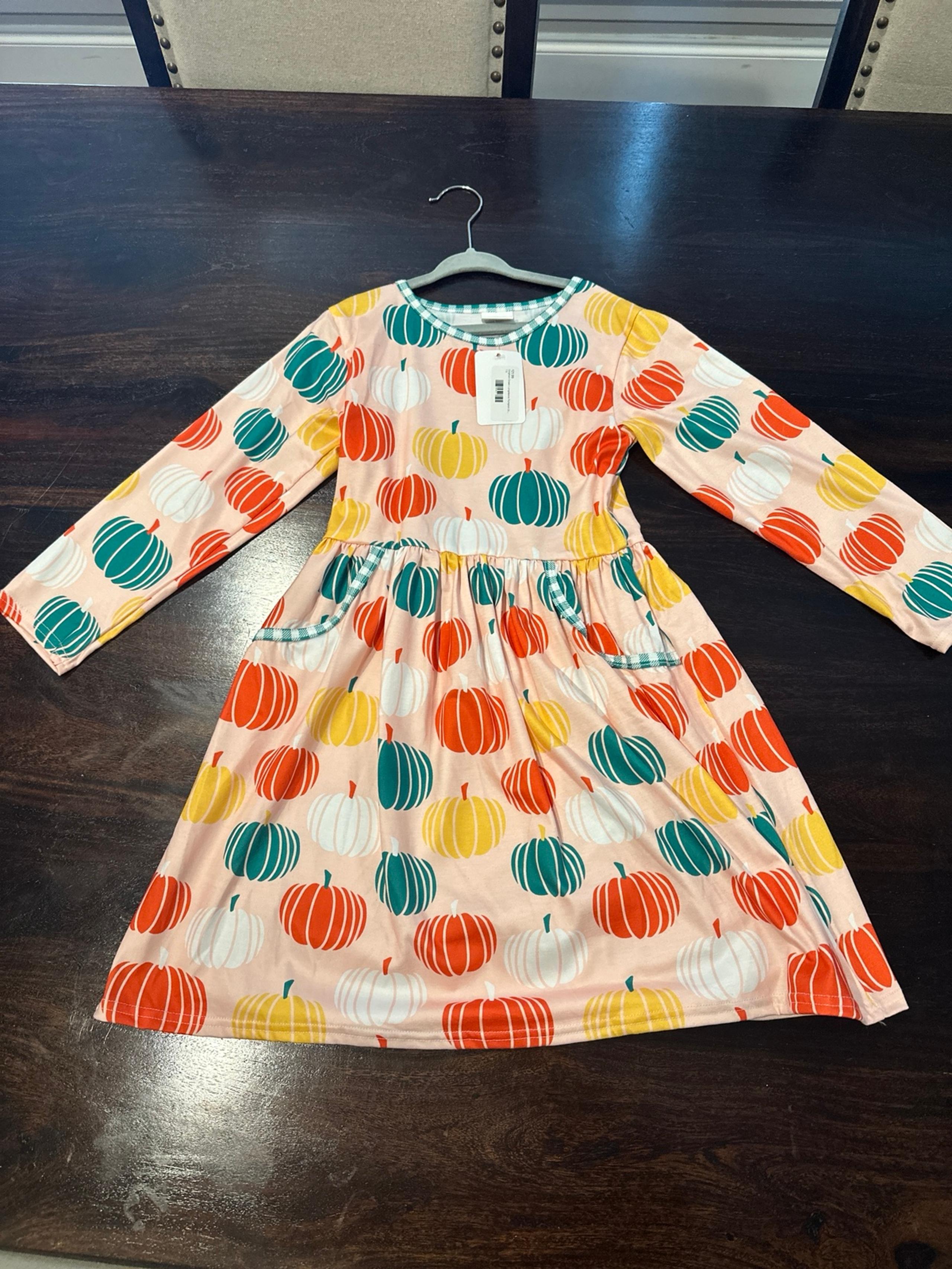 Girl’s Pumpkin Dress