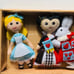 ALICE IN WONDERLAND Felt Ornament Set - BAM Exclusive IMPOSSIBLE to Find