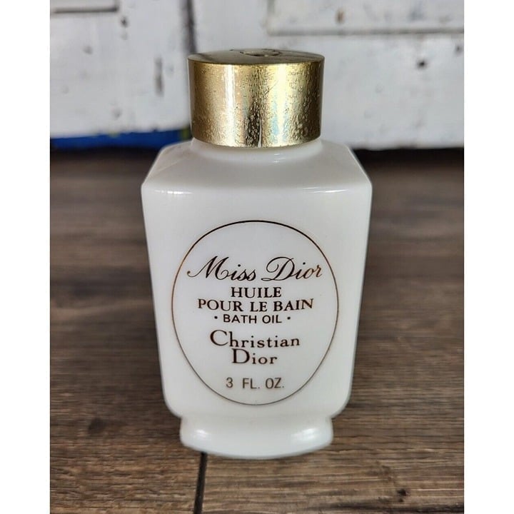 Vintage Miss Dior By Christian Dior 3 Oz Bath Oil