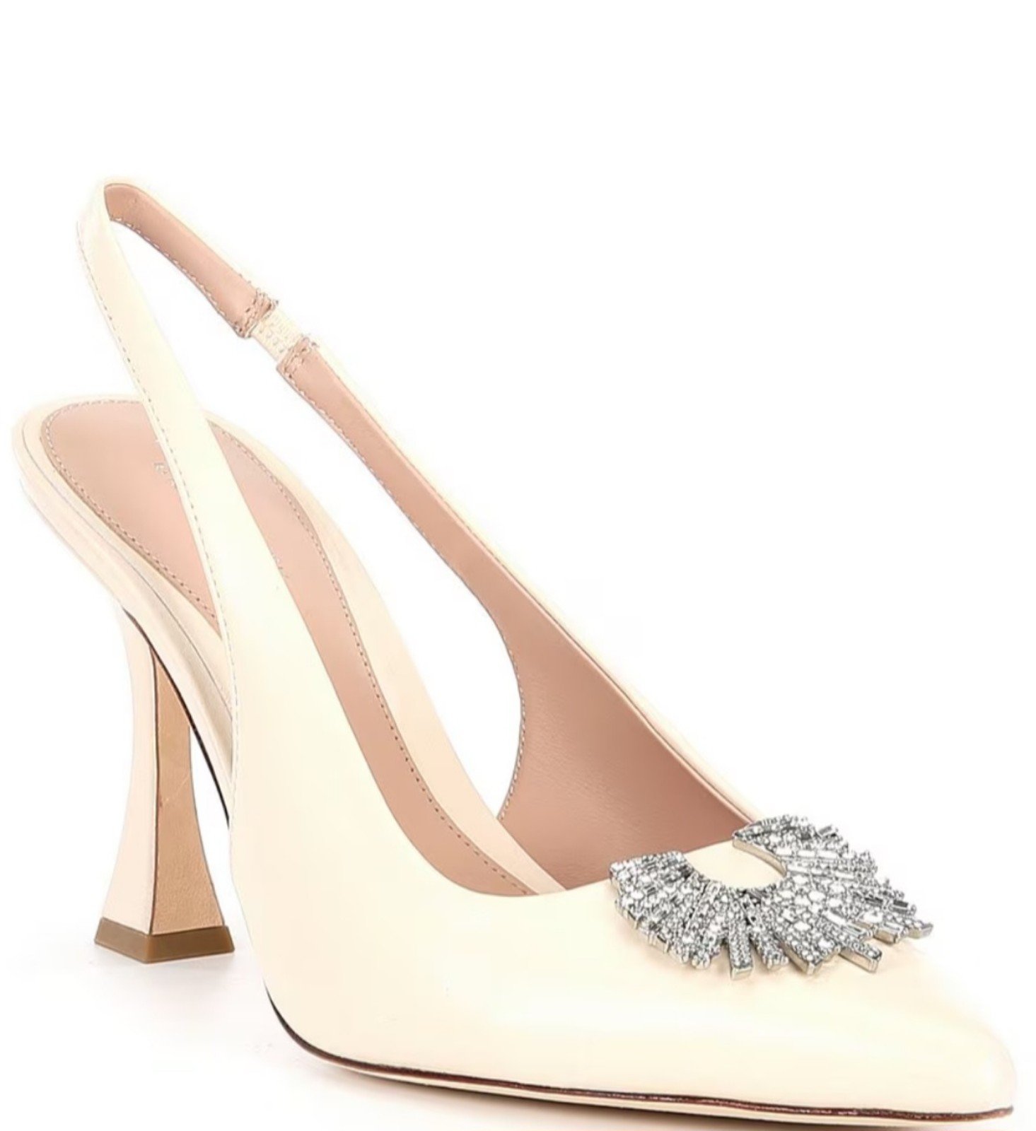 Antonio Melani x Born on Fifth Millie Leather Jewel Ornament Slingback Pumps
