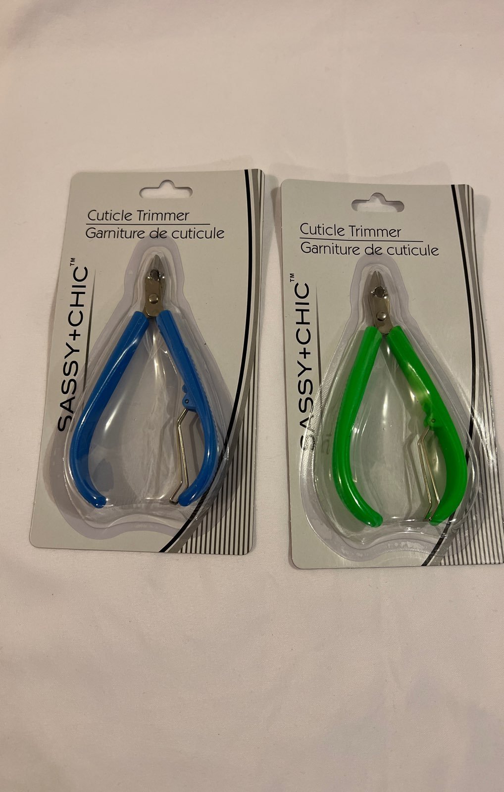 Lot of 2 Cuticle Trimmer sassy+chic NEW