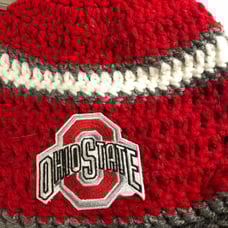 Ohio State Crochet Hat
