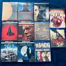 4K + blu ray movie lot