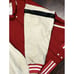 Vintage Budweiser Wool Leather Varsity Jacket Men Large NIP Red