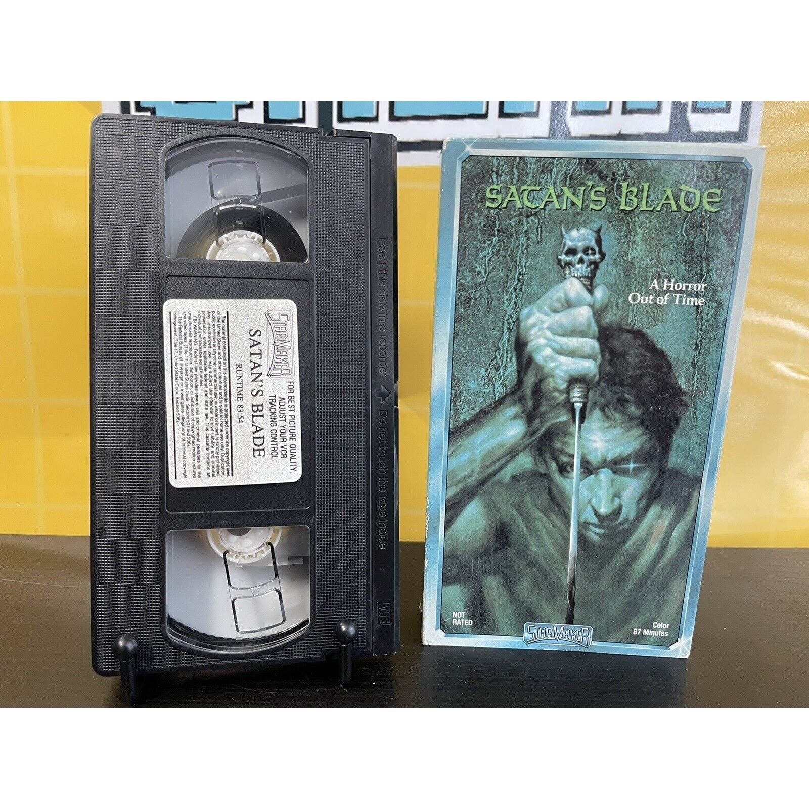 Satans Blade VHS Starmaker 1989 Horror