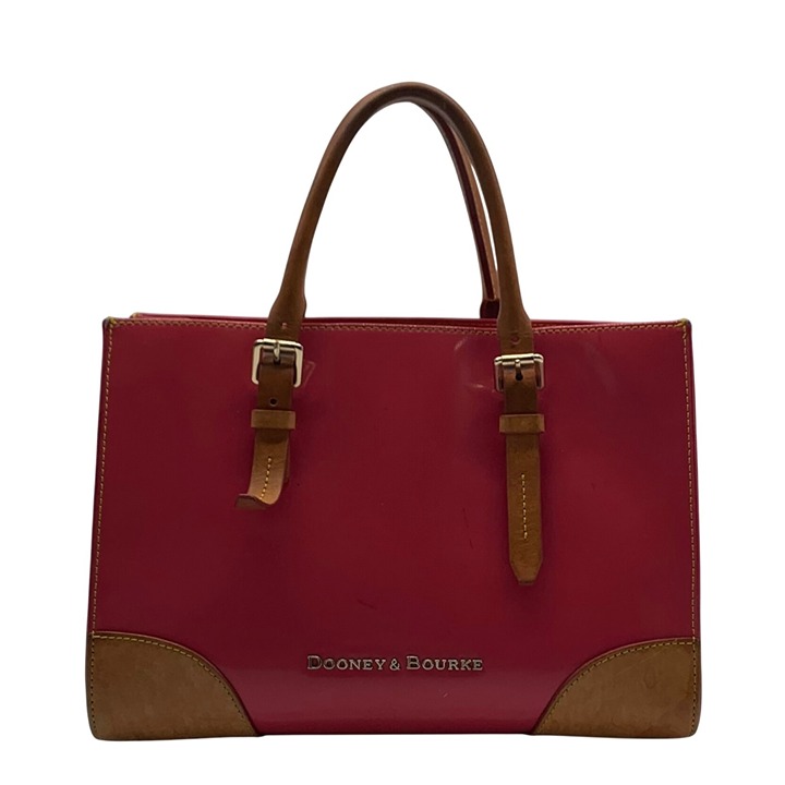 Dooney & Bourke Pink Janine Patent Leather Satchel
