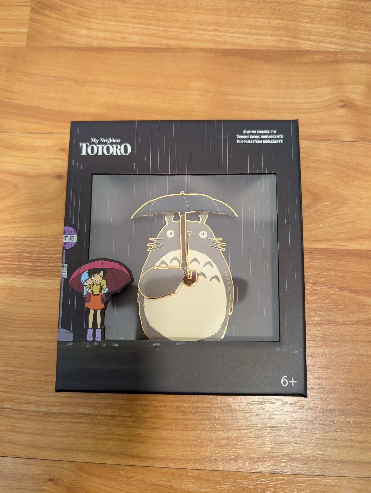 Disney Sliding Enamel Pin Studio Ghibli My Neighbor Totoro Limited Edition