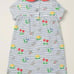 NWOT Mini Boden Printed Jersey Collared Dress 2-3Y