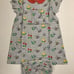 NWOT Mini Boden Printed Jersey Collared Dress 2-3Y