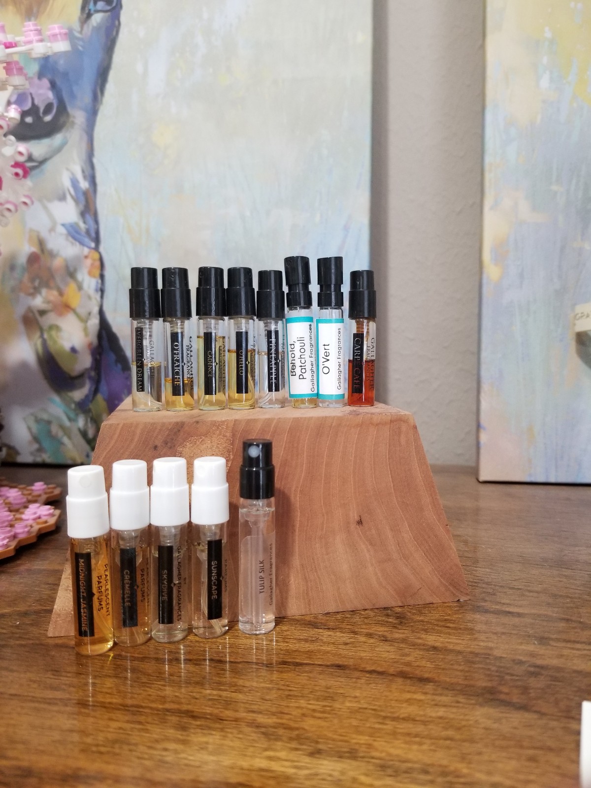 Gallagher / Pearlescent Fragrances sample set ***see fill lines