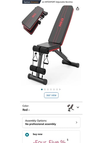 Hitosport Weight Bench