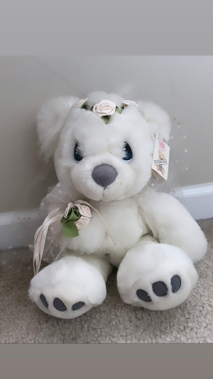 Precious Moments Bride Bear Prototype Plush