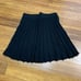 FP Free People Beach Skort Women Medium Black Flirty Sweater Pleated Knit Skater
