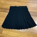 FP Free People Beach Skort Women Medium Black Flirty Sweater Pleated Knit Skater