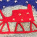 Sundance felted Snowy Morn sleigh pouch