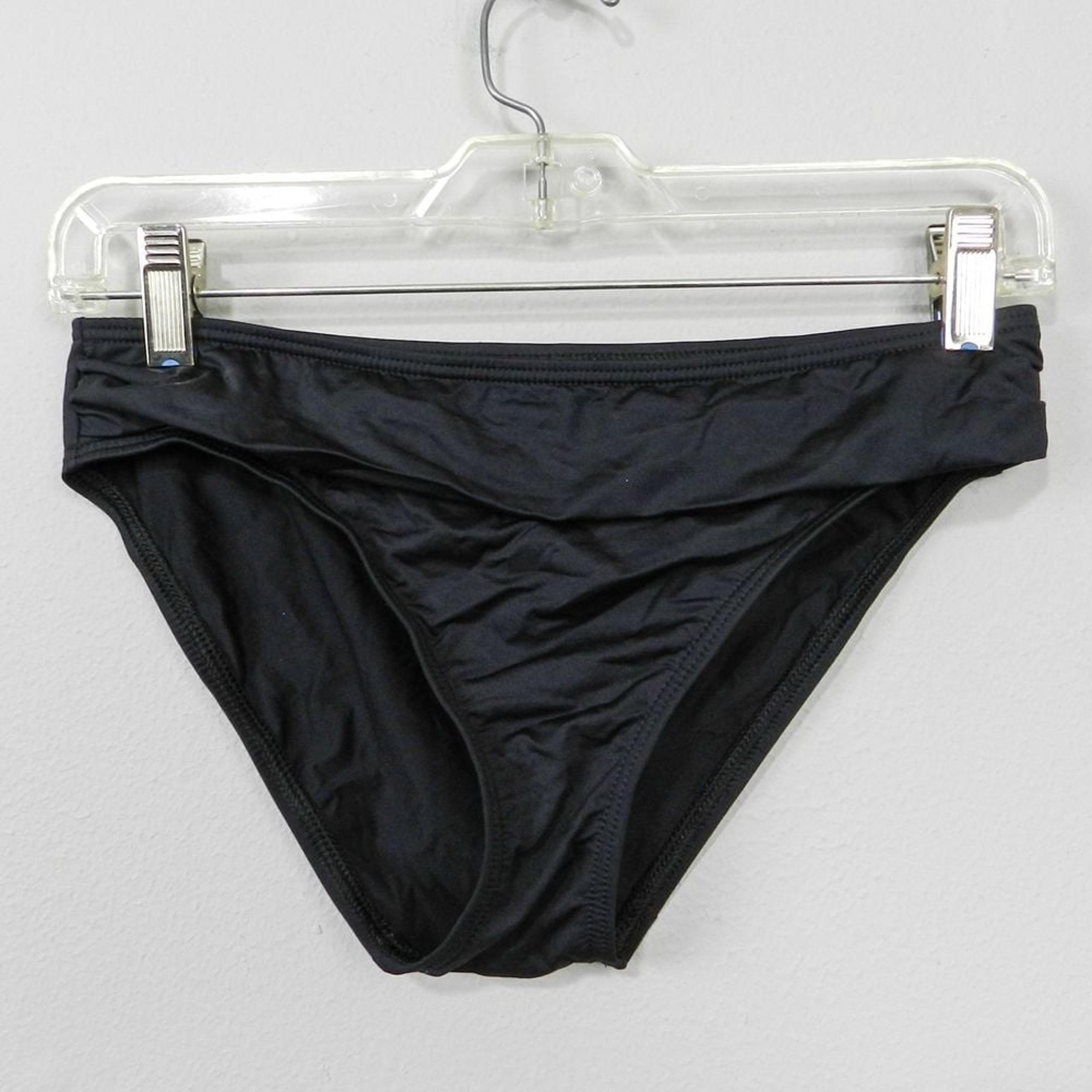 Tommy Bahama Black Swim Bikini Bottoms Size XS Swim Separates Beach Minimalist