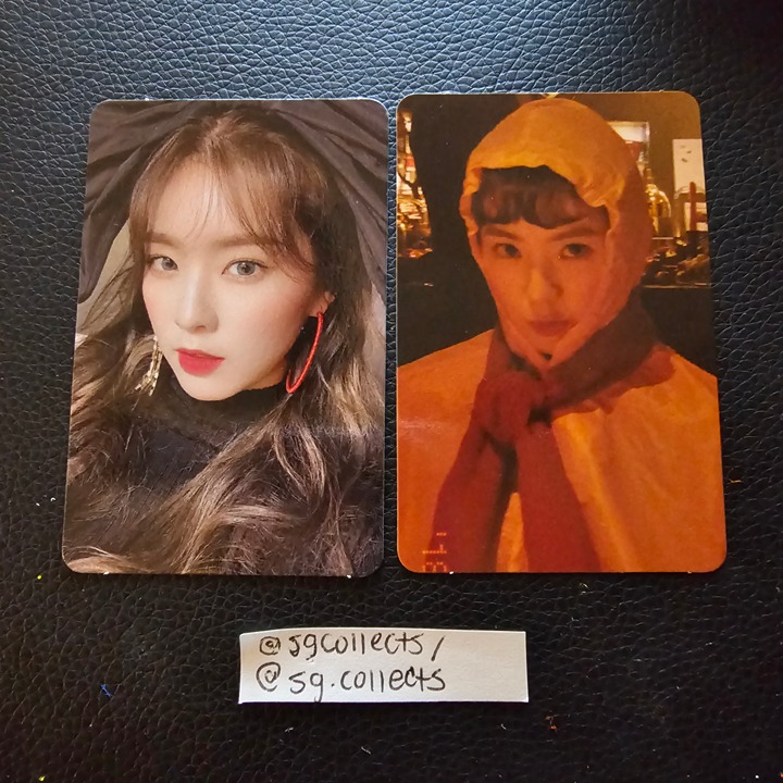 red velvet RBB official SET of 2 [IRENE] photocards *1 with damage*