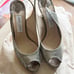 Jimmy Choo champagne sling-back heels, Size 39 1/2