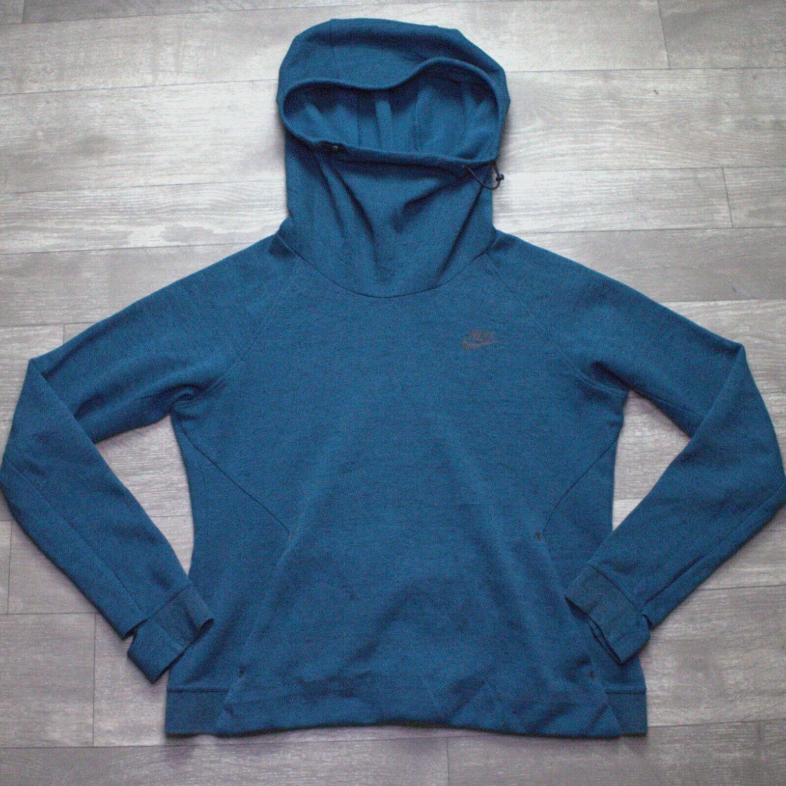 Nike Sportswear Womens Tech Fleece Pullover Hoodie Green M