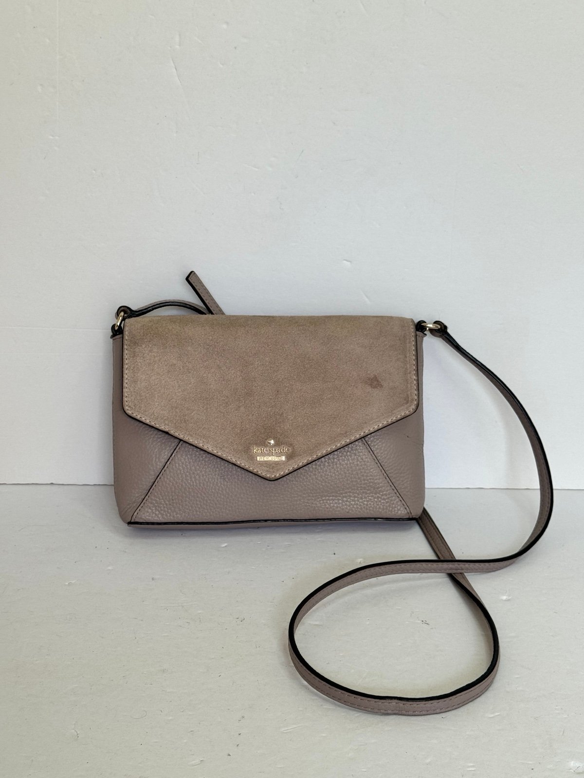 Kate Spade Suede Spencer Envelope Crossbody Bag