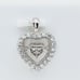 925 sterling silver luxury CZ Pendant, Best for gift, RJUS2036