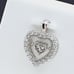 925 sterling silver luxury CZ Pendant, Best for gift, RJUS2036