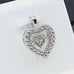 925 sterling silver luxury CZ Pendant, Best for gift, RJUS2036