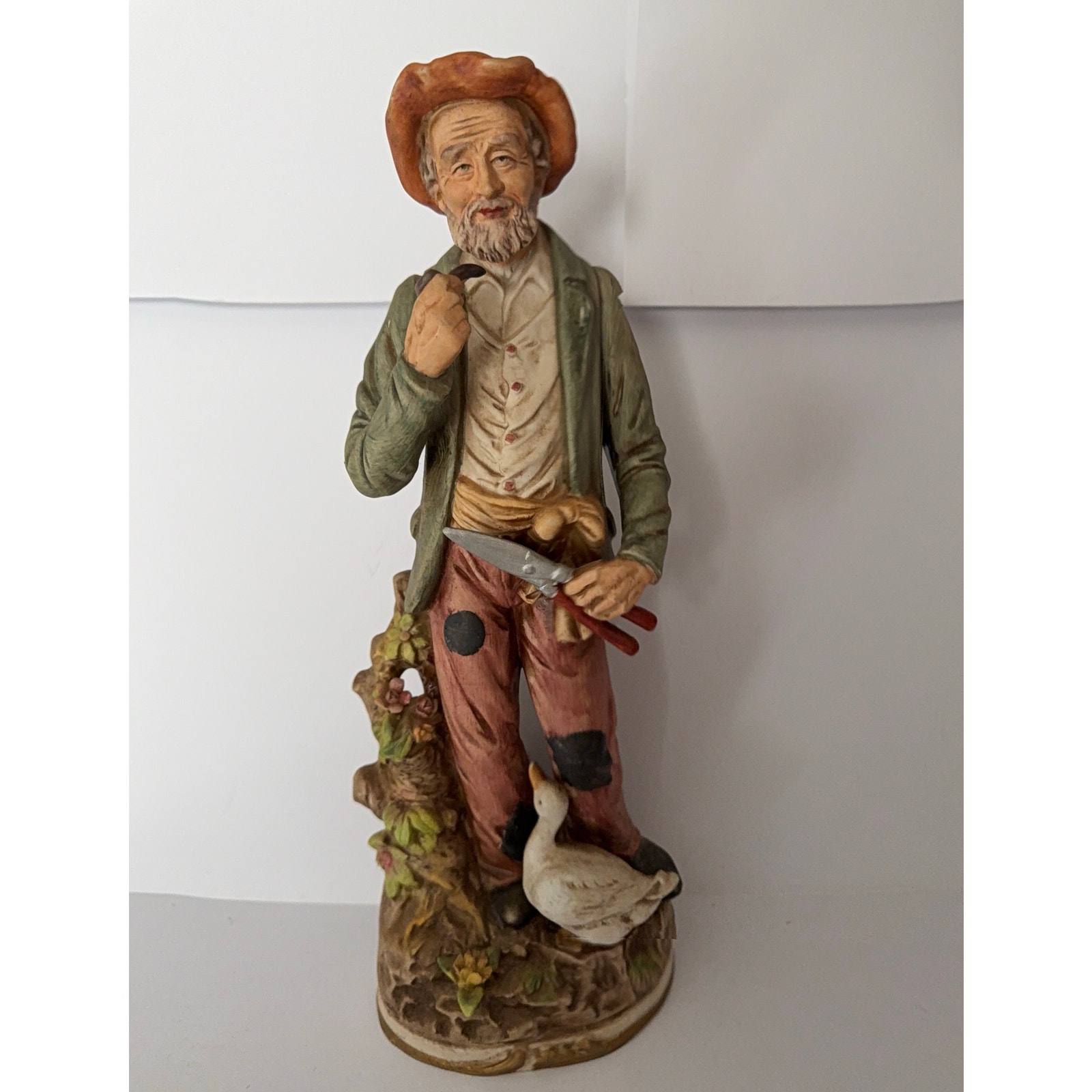 Vintage Price Imports Farmhouse Old Farmer Figurine Harvest JAPAN