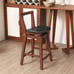 Set of 2 Swivel Counter Height Bar Stool
