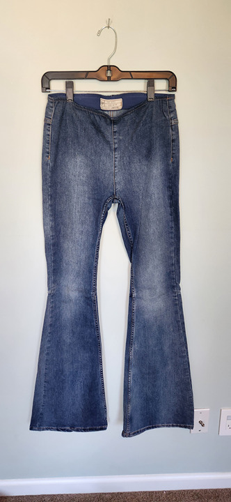 Free People Penny Pull-On Flare Jeans