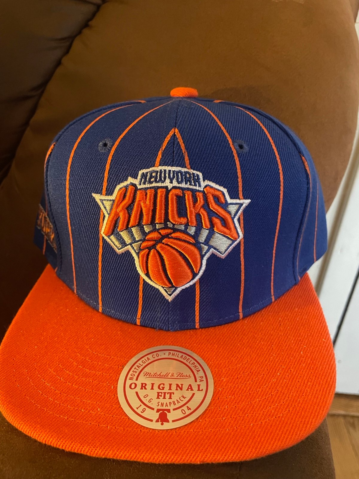 New York Knicks Mitchell & Ness NBA SnapBack hat